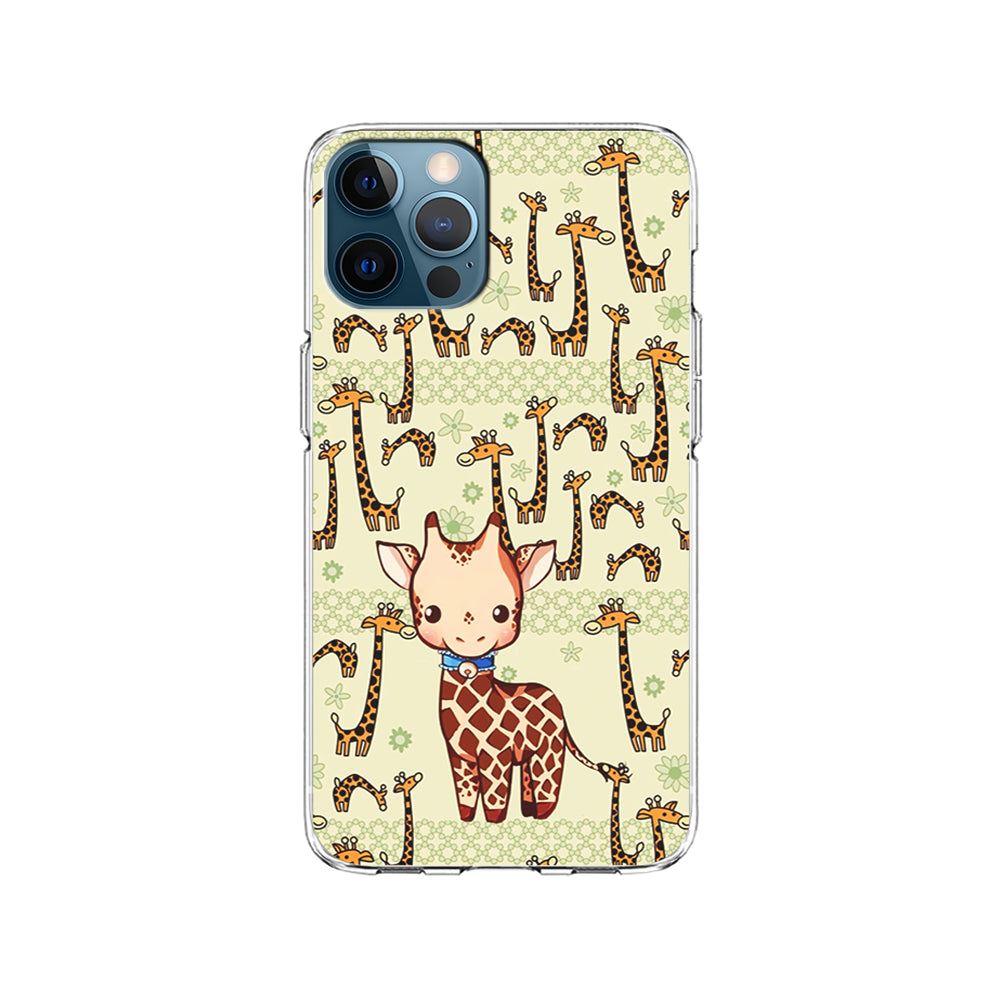 Baby Giraffe Adventure Ground iPhone 14 Pro Case