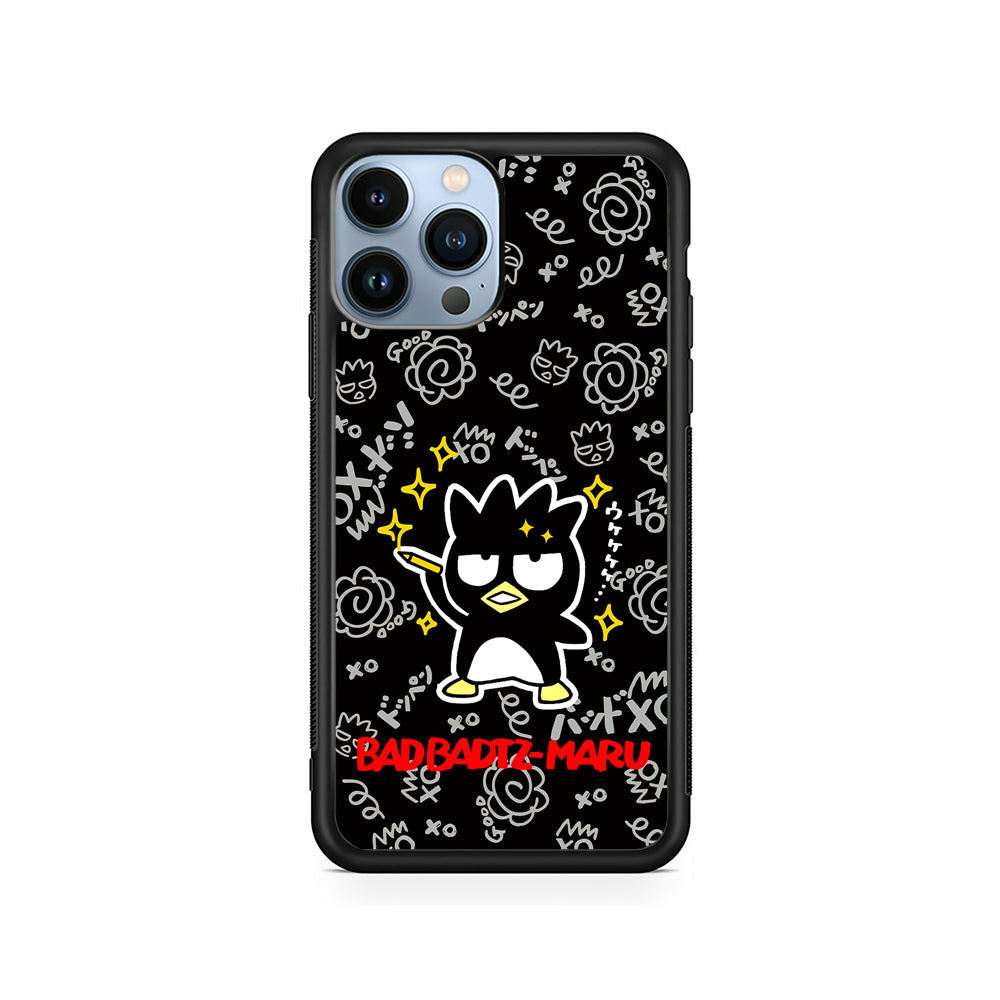 Badtz Maru Sanrio Black iPhone 14 Pro Case