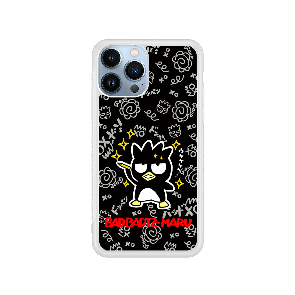 Badtz Maru Sanrio Black iPhone 14 Pro Case