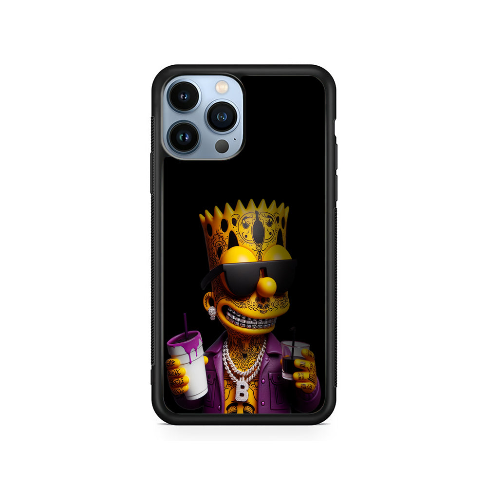 Bart Simpson The Rapper iPhone 15 Pro Case