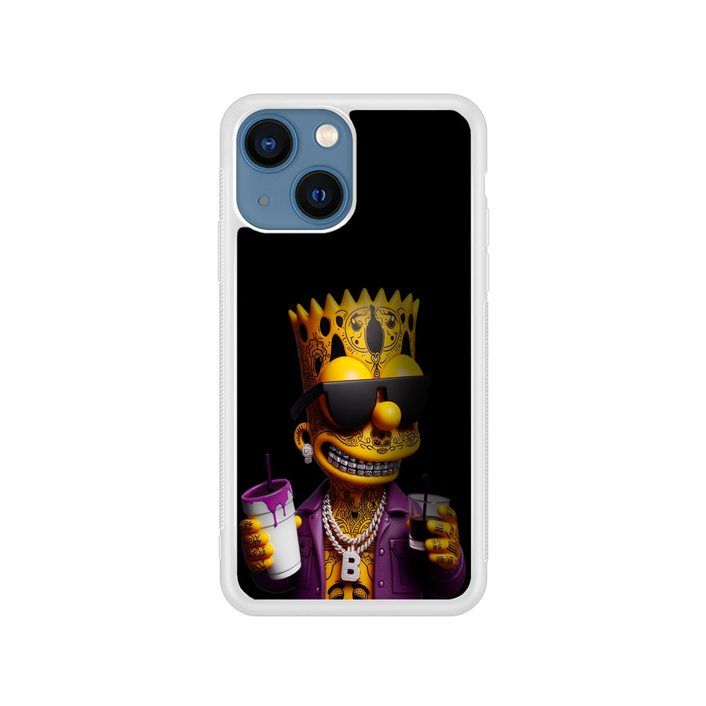 Bart Simpson The Rapper iPhone 15 Plus Case