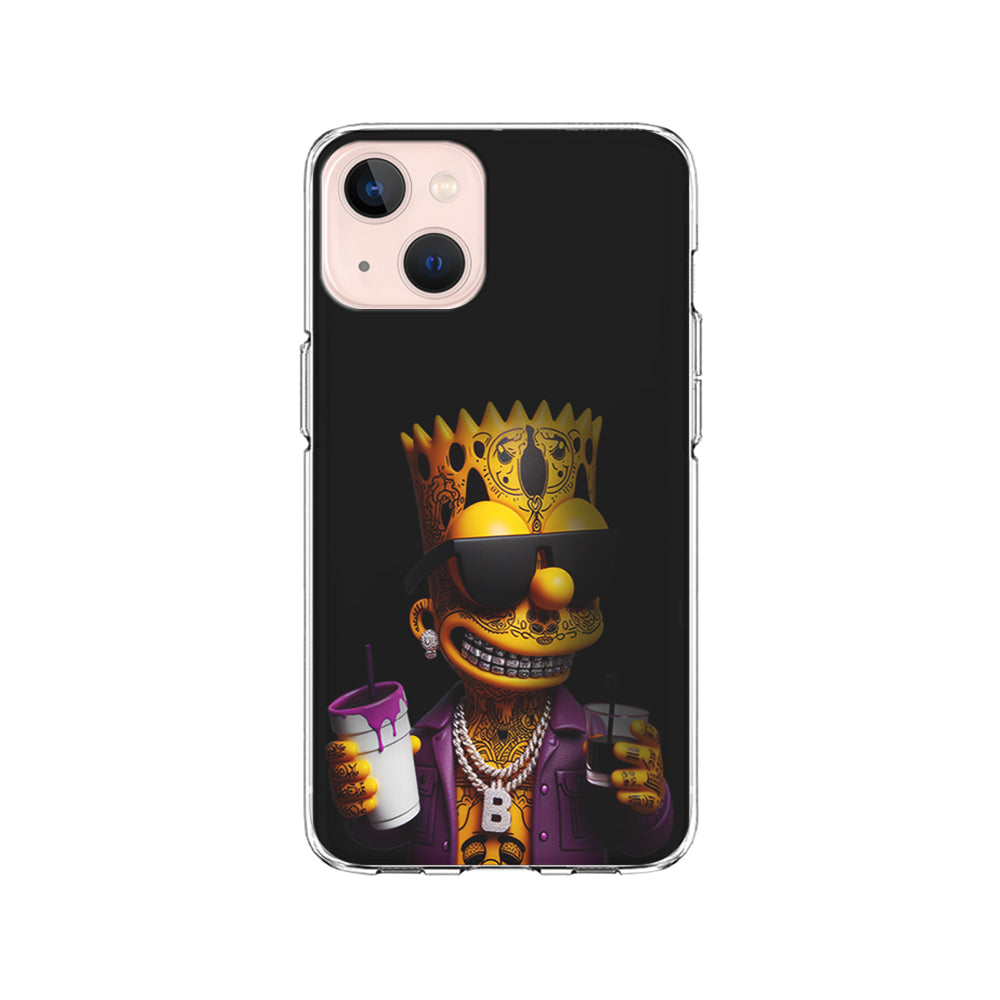 Bart Simpson The Rapper iPhone 15 Plus Case