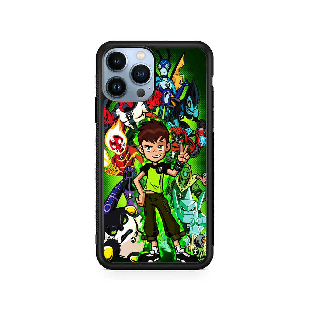 Ben 10 and All Alien iPhone 15 Pro Case