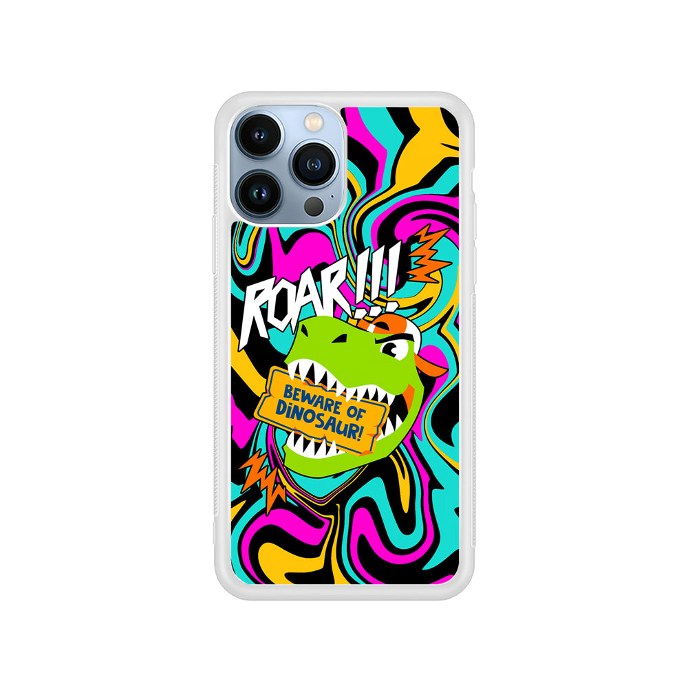 Beware from Dinosaur Roar iPhone 15 Pro Case