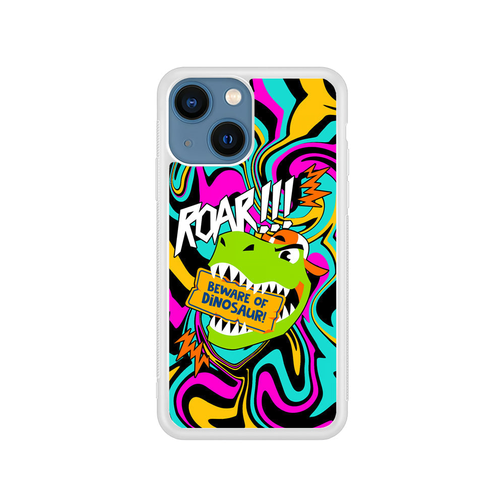 Beware from Dinosaur Roar iPhone 15 Plus Case