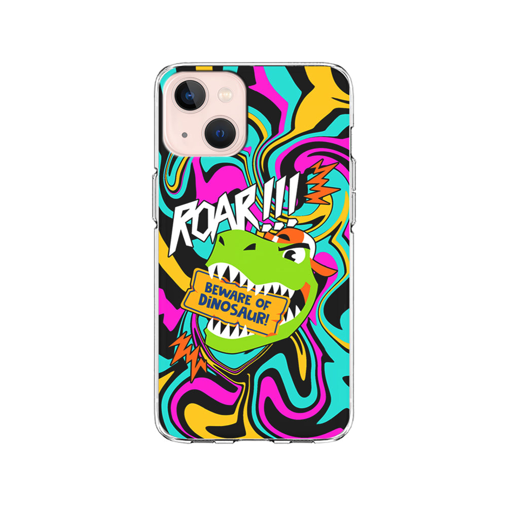 Beware from Dinosaur Roar iPhone 15 Plus Case