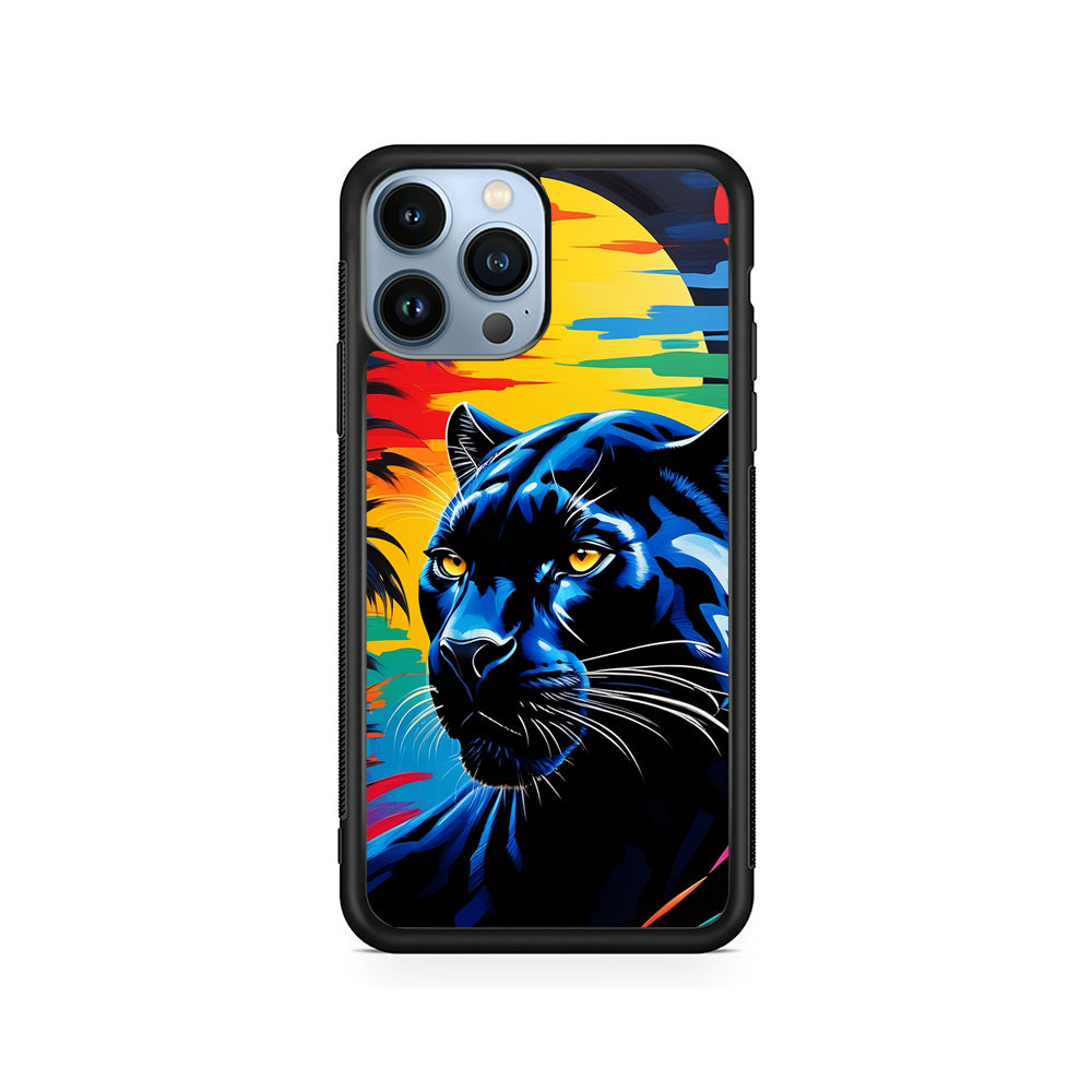 Black Panther At Dusk iPhone 15 Pro Case