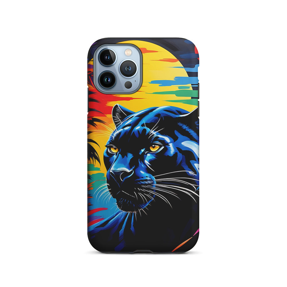 Black Panther At Dusk iPhone 15 Pro Case