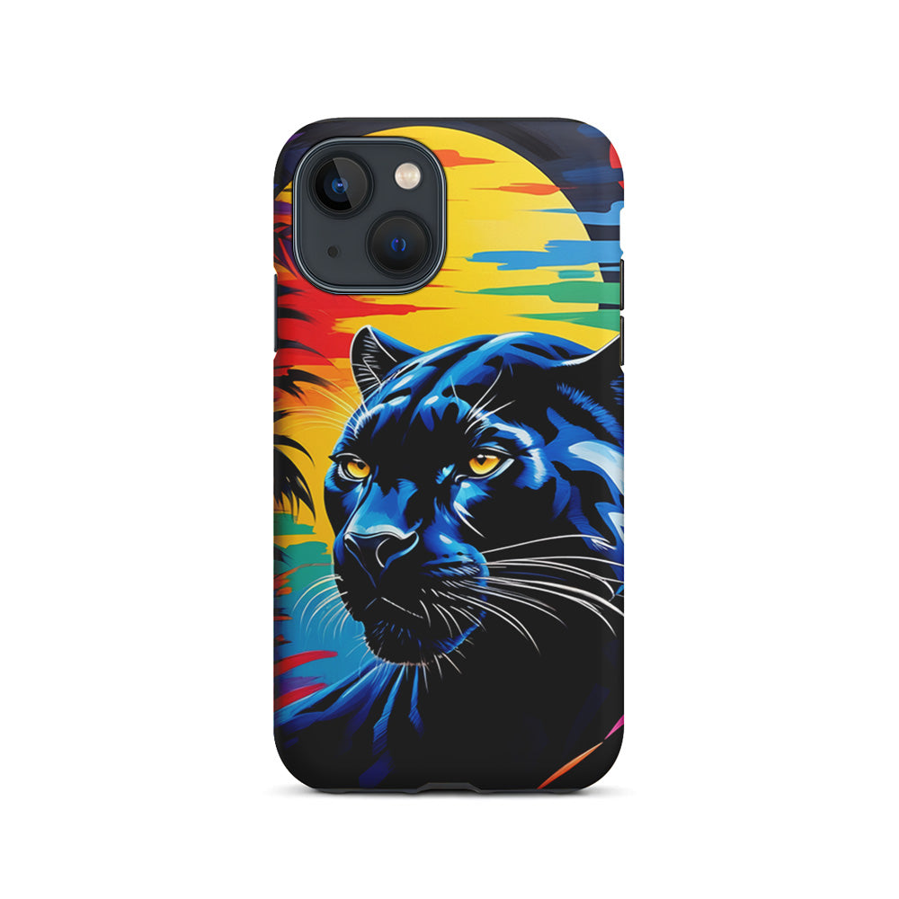 Black Panther At Dusk iPhone 15 Plus Case