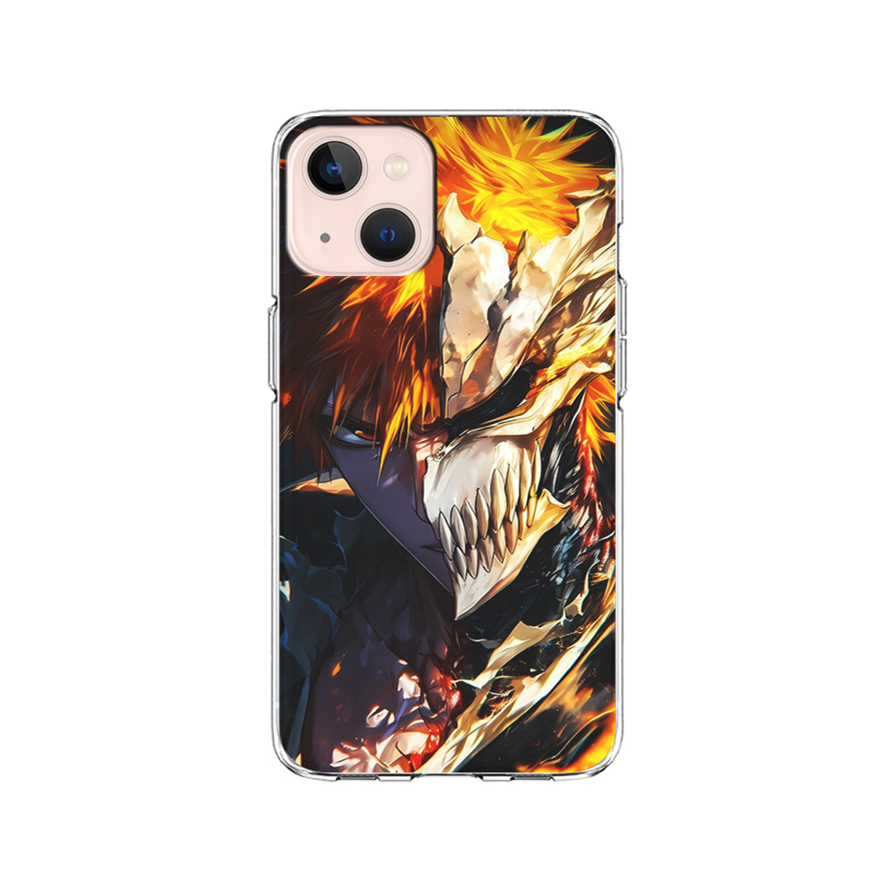 Bleach Ichigo Kurosaki Half Mask iPhone 15 Plus Case