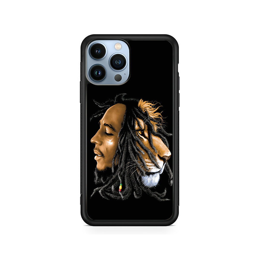 Bob Marley Lion Art iPhone 14 Pro Case