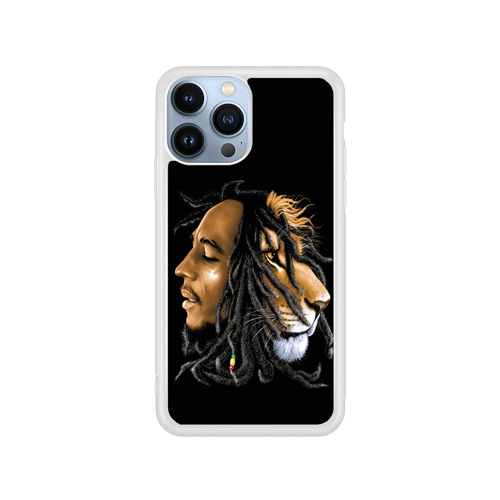 Bob Marley Lion Art iPhone 14 Pro Case