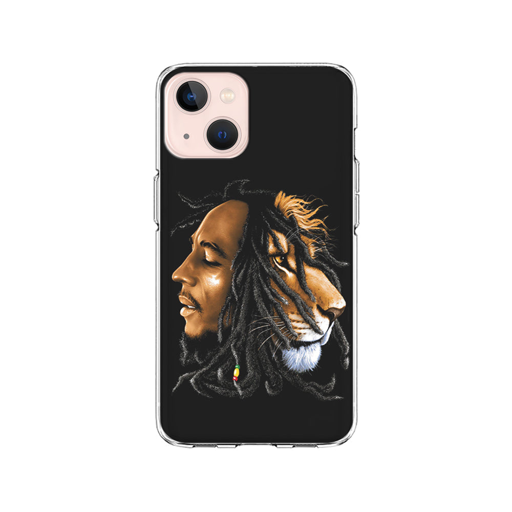 Bob Marley Lion Art iPhone 15 Plus Case