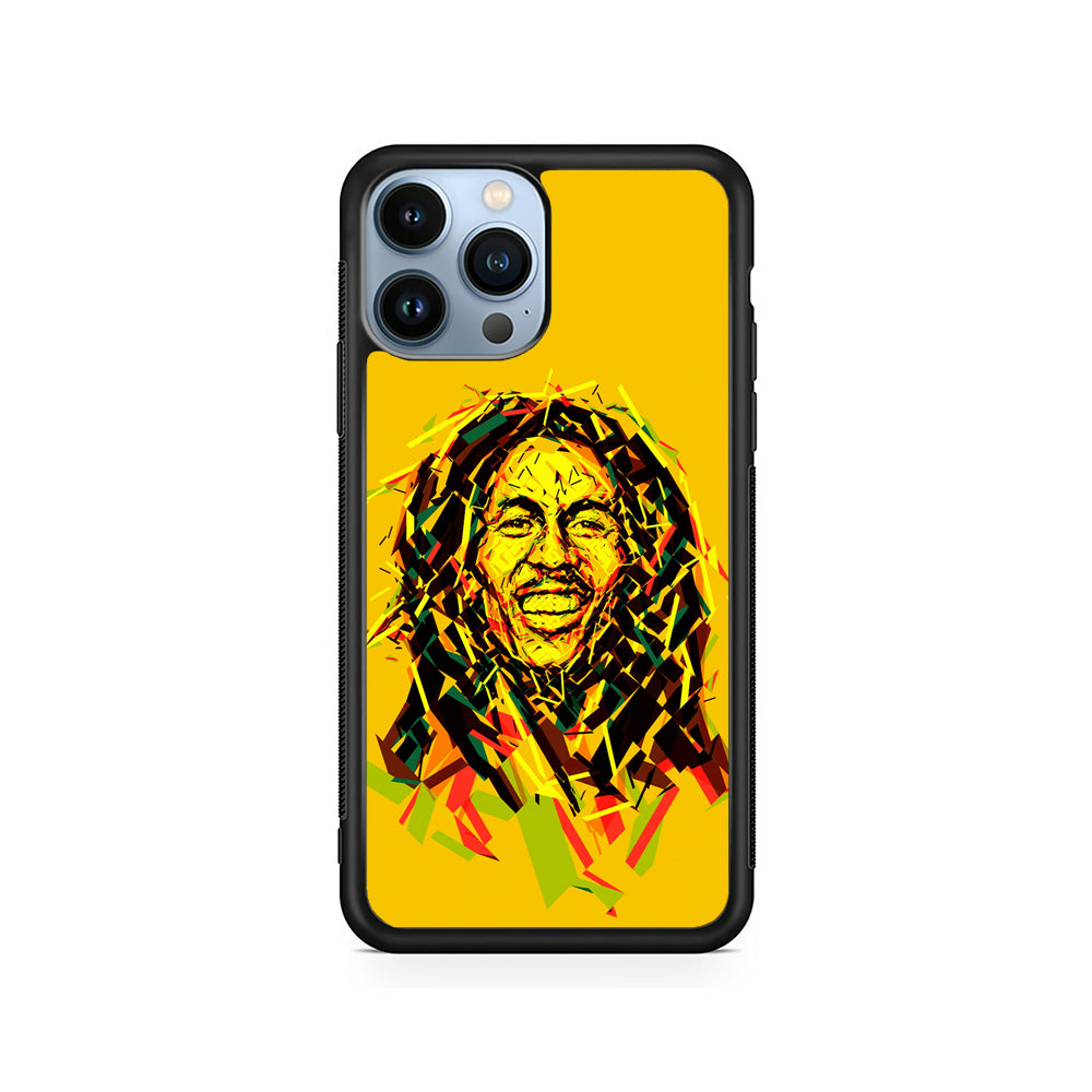 Bob Marley Pop Art Reggae iPhone 14 Pro Case