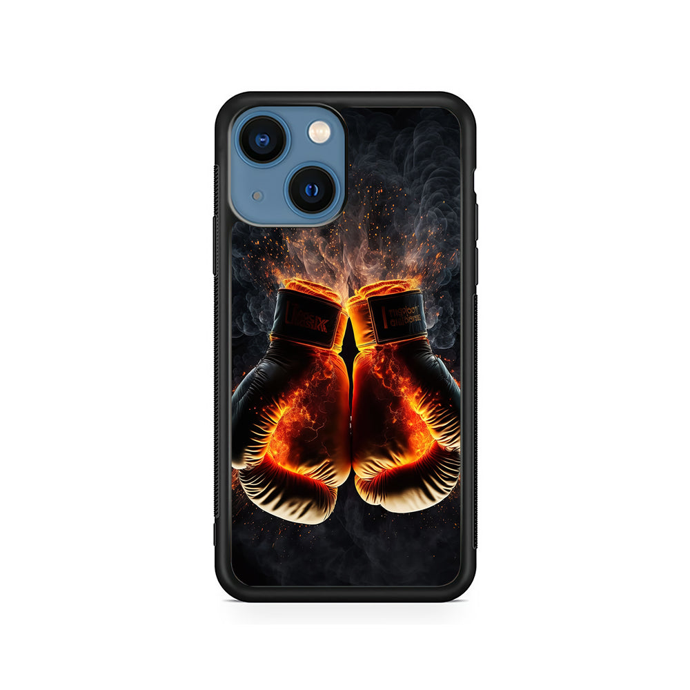 Boxing Gloves In Fire iPhone 15 Plus Case