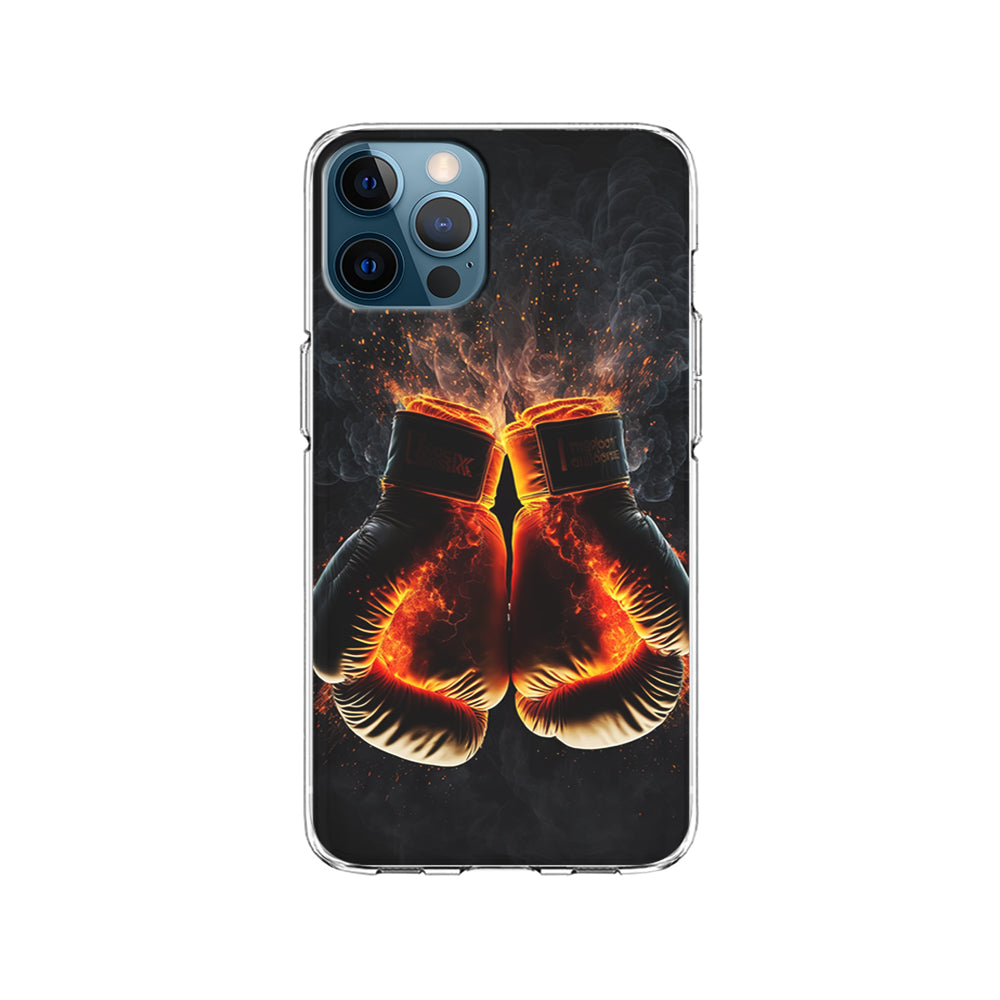 Boxing Gloves In Fire iPhone 15 Pro Case