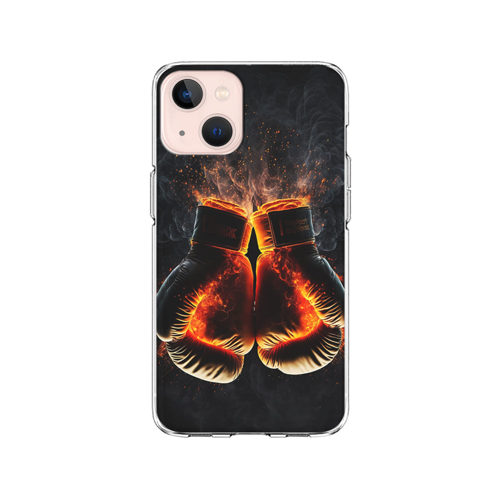 Boxing Gloves In Fire iPhone 15 Plus Case