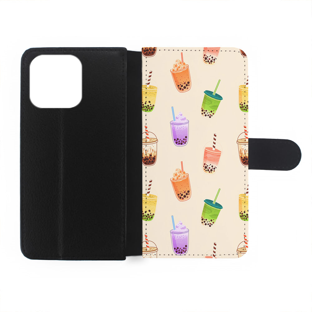 Bubble Tea Cups Colorful iPhone 15 Pro Case