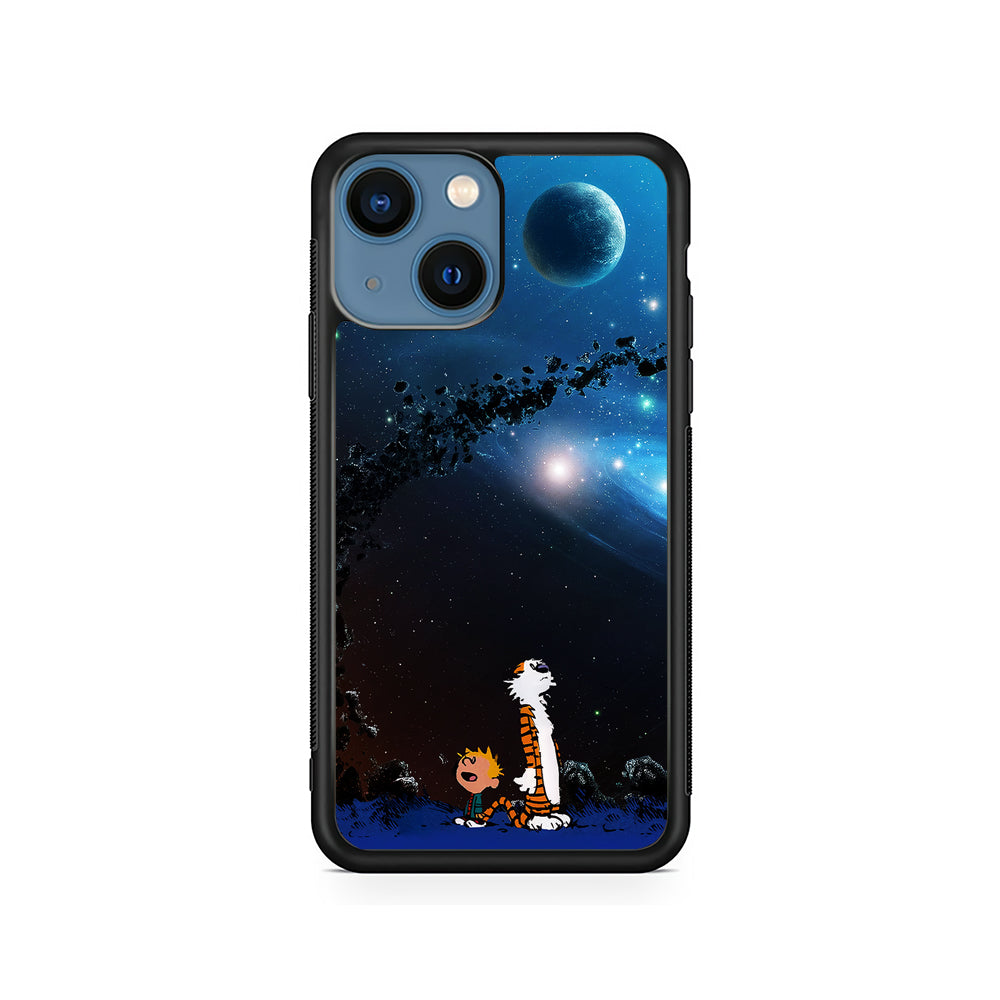 Calvin and Hobbes Galaxy iPhone 15 Plus Case