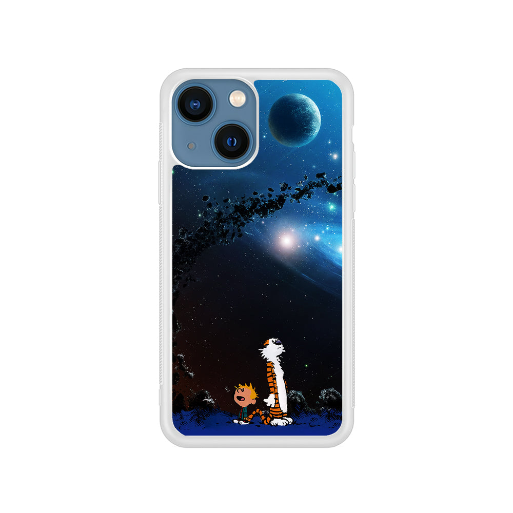 Calvin and Hobbes Galaxy iPhone 15 Plus Case