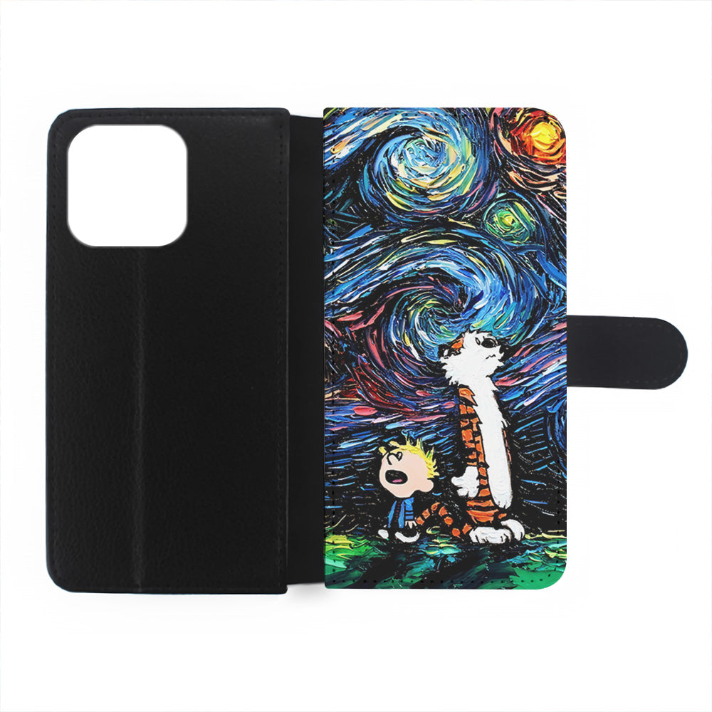 Calvin and Hobbes Starry Night iPhone 15 Pro Case