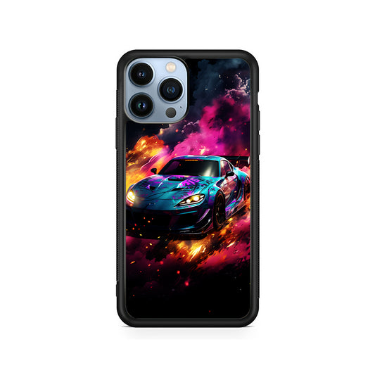 Car City Drift Smoke iPhone 15 Pro Case