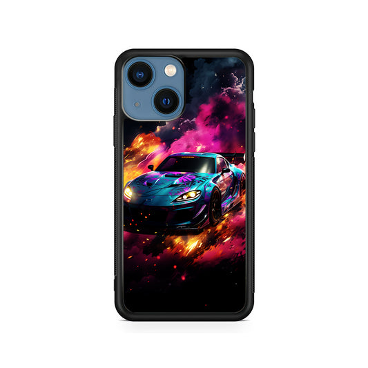 Car City Drift Smoke iPhone 15 Plus Case