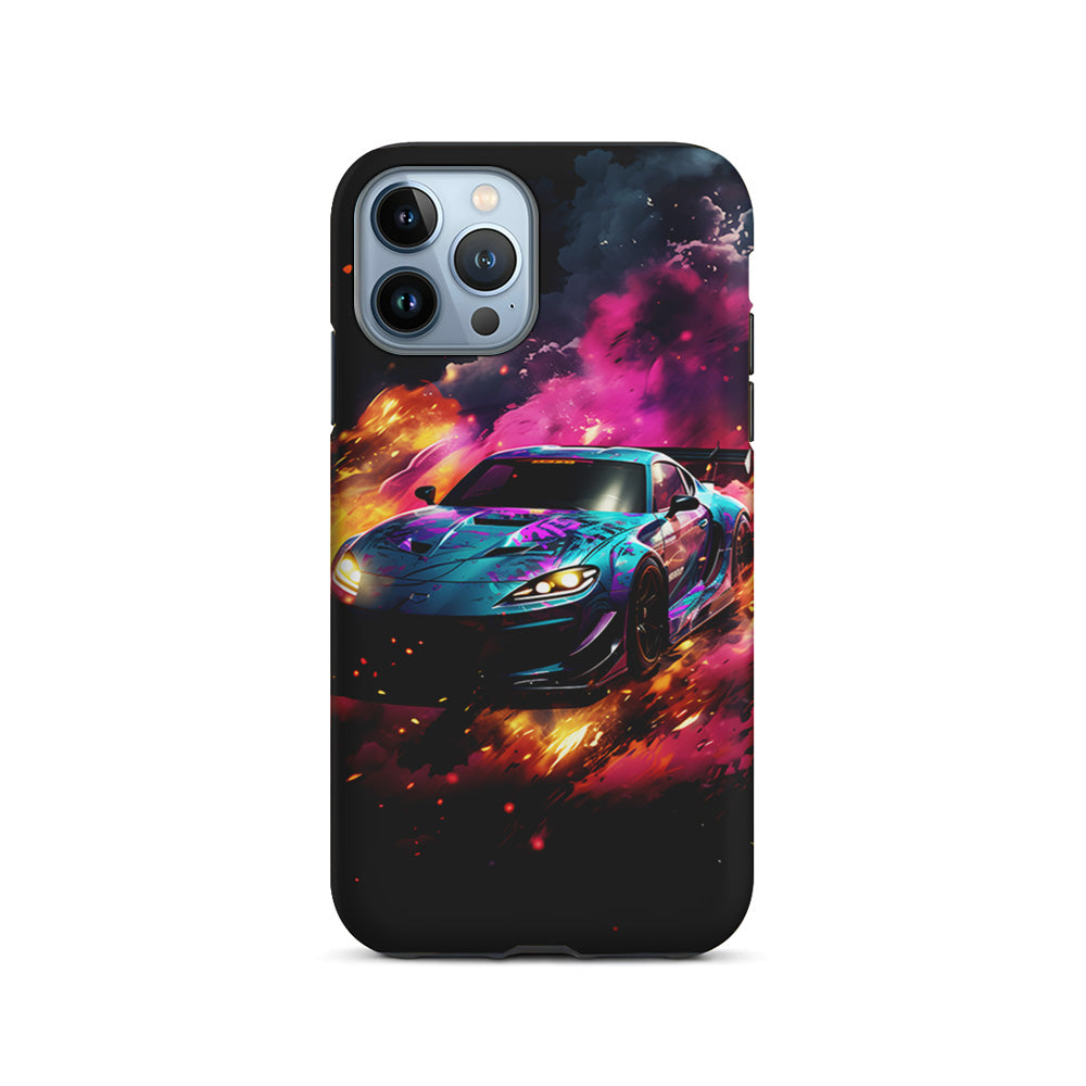 Car City Drift Smoke iPhone 15 Pro Case