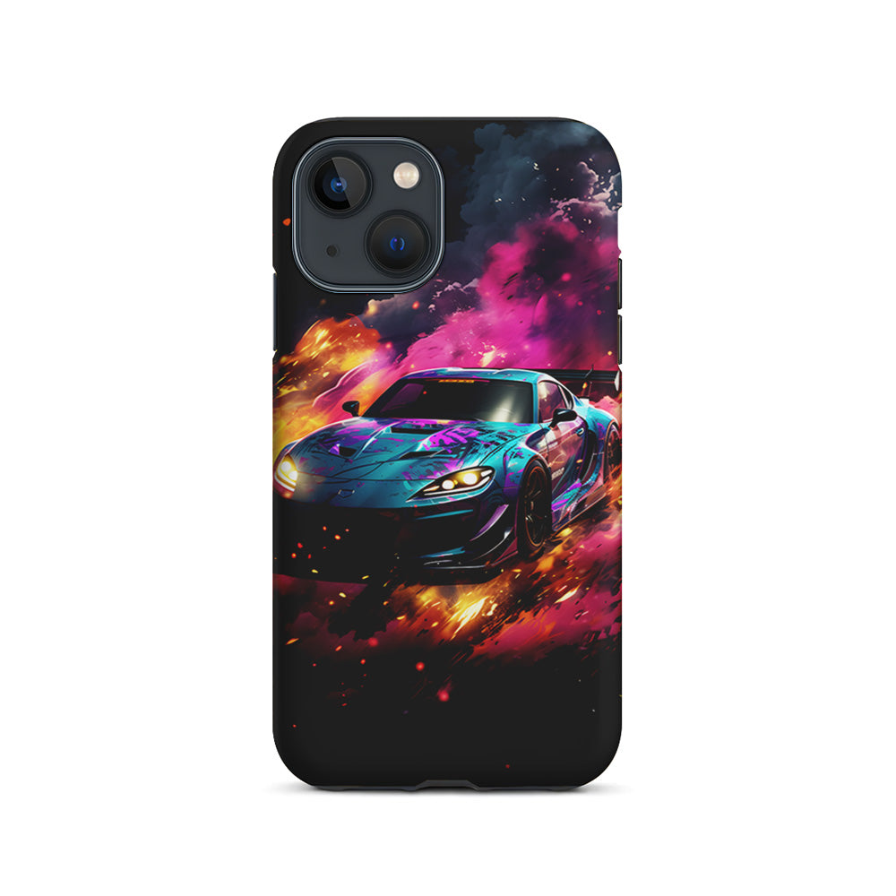 Car City Drift Smoke iPhone 15 Plus Case