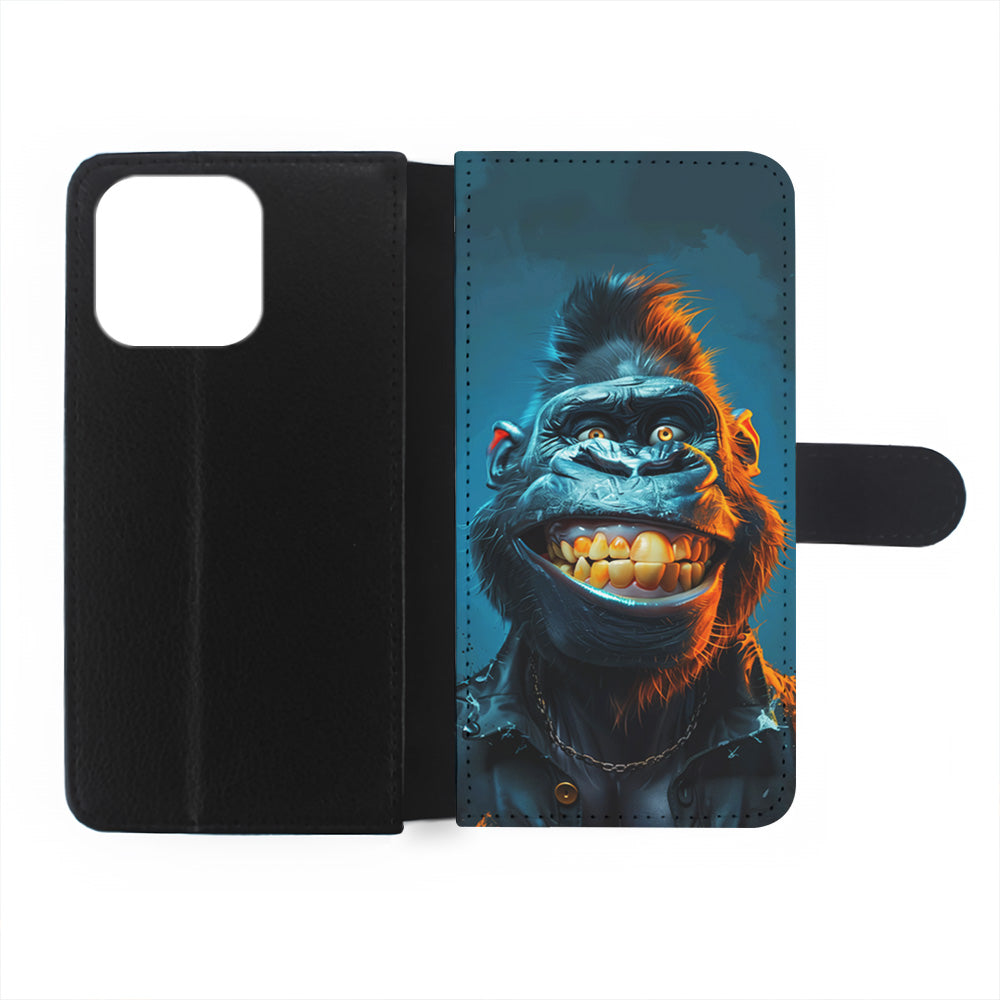 Cartoon Gorilla Smiles Wide iPhone 15 Pro Case