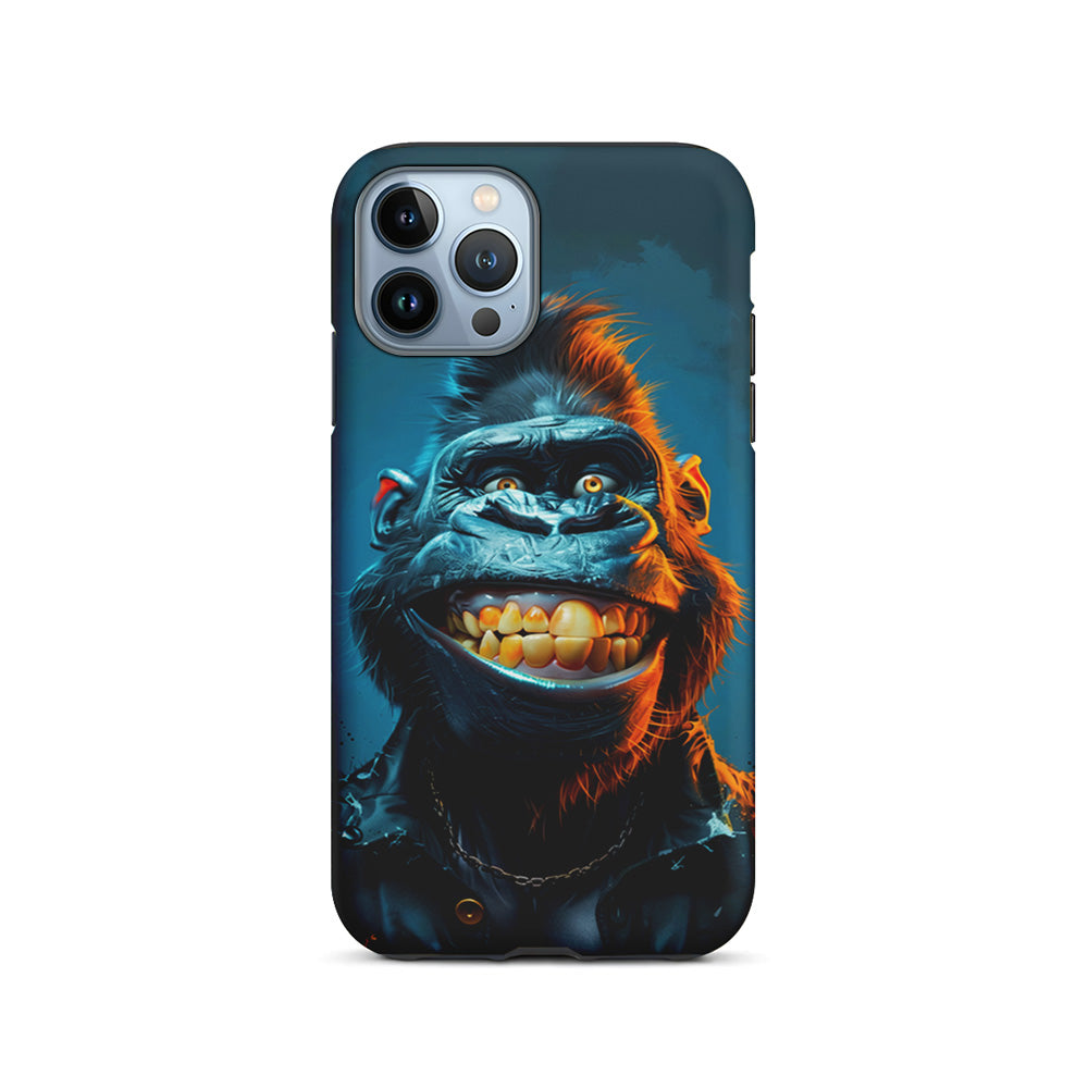 Cartoon Gorilla Smiles Wide iPhone 15 Pro Case