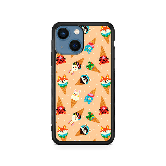 Cartoon Ice Cream Cones iPhone 15 Plus Case