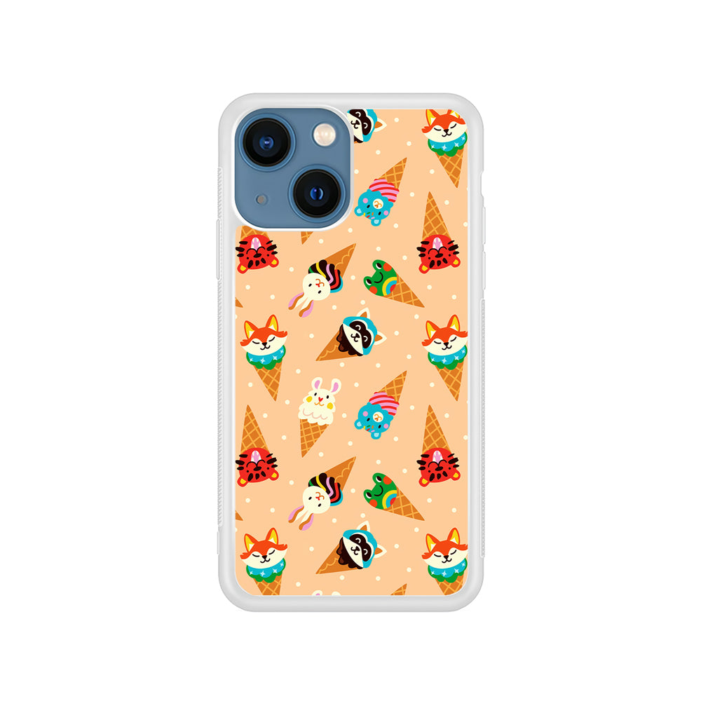 Cartoon Ice Cream Cones iPhone 15 Plus Case