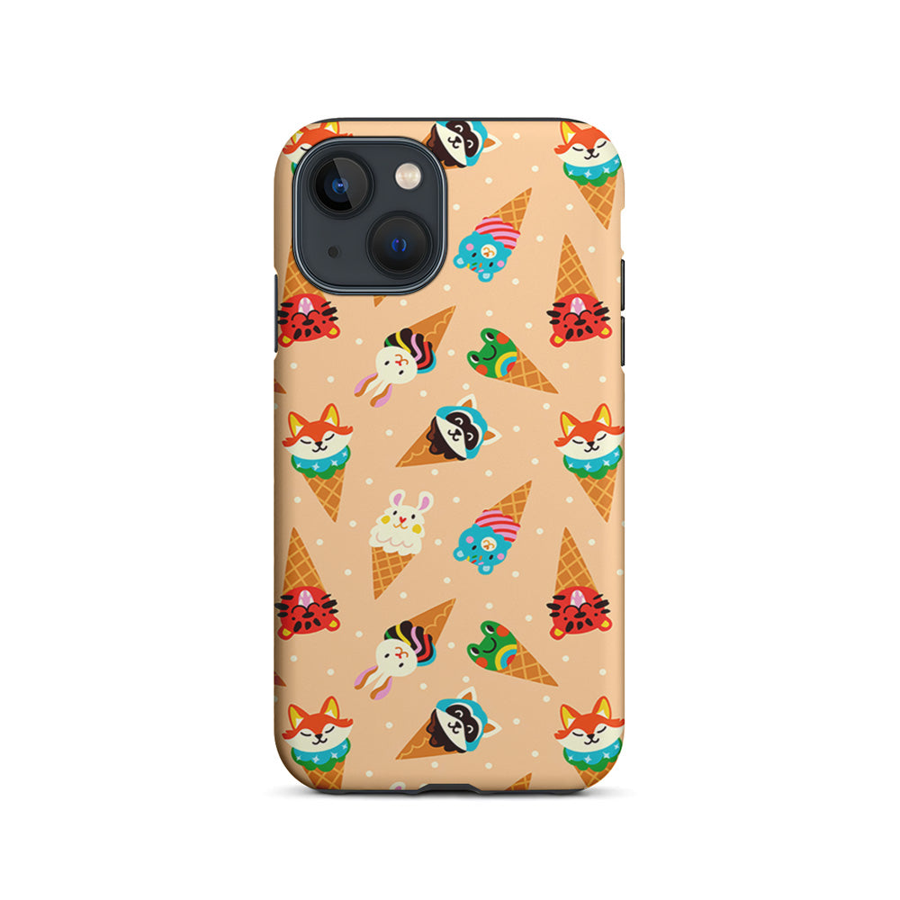 Cartoon Ice Cream Cones iPhone 15 Plus Case