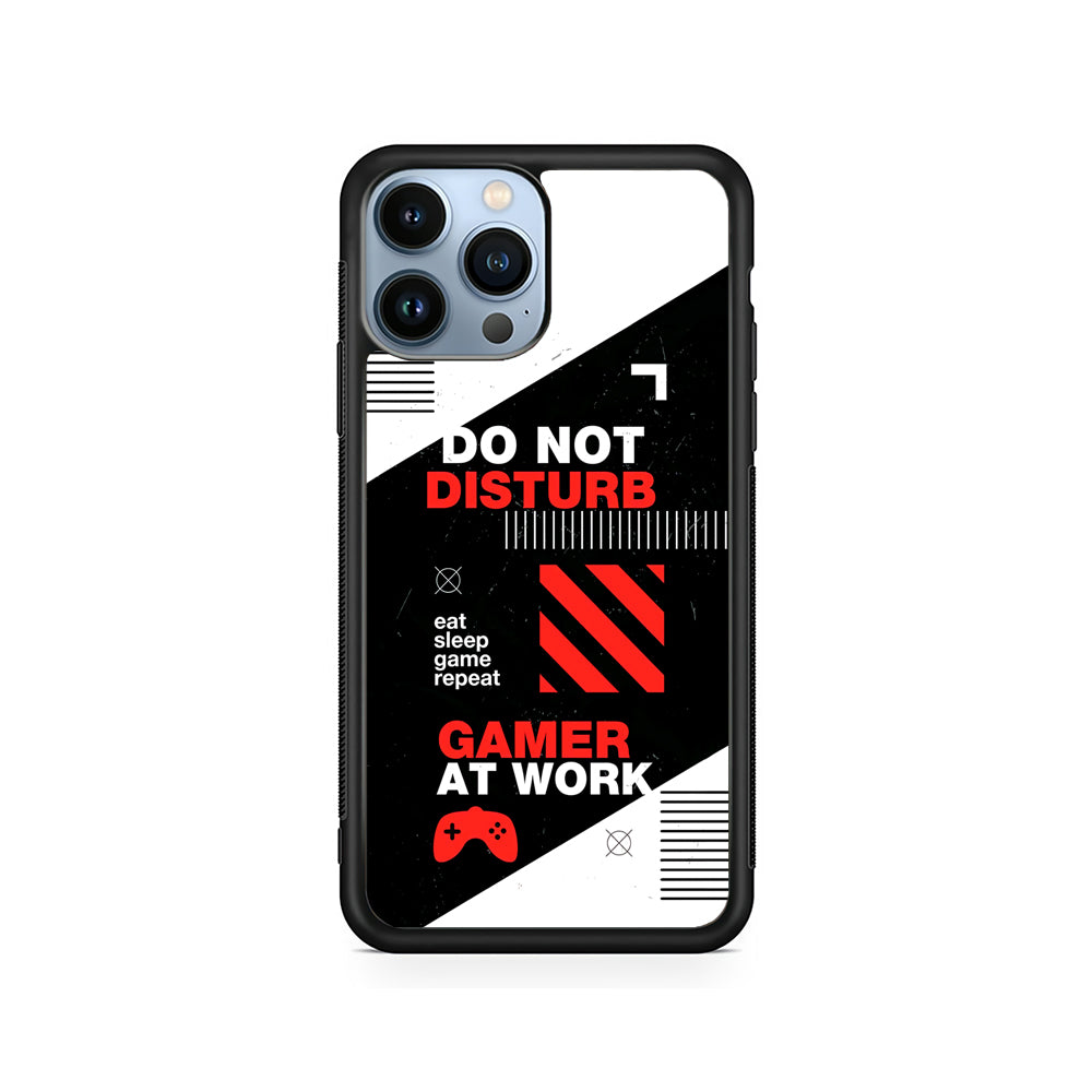 Caution and Do Not Disturb iPhone 14 Pro Case