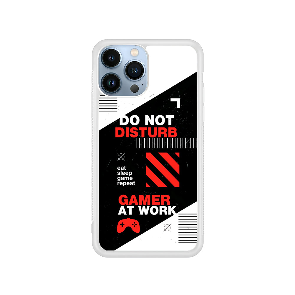 Caution and Do Not Disturb iPhone 14 Pro Case