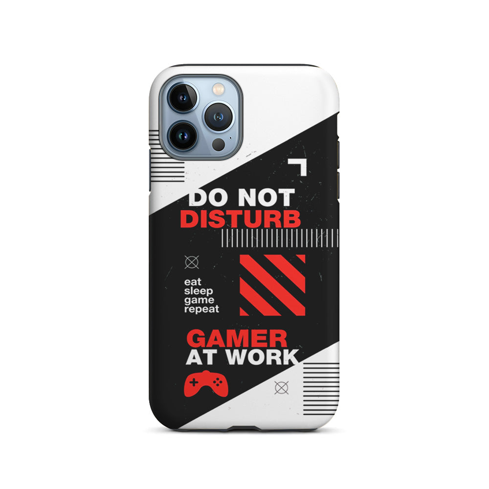 Caution and Do Not Disturb iPhone 14 Pro Case