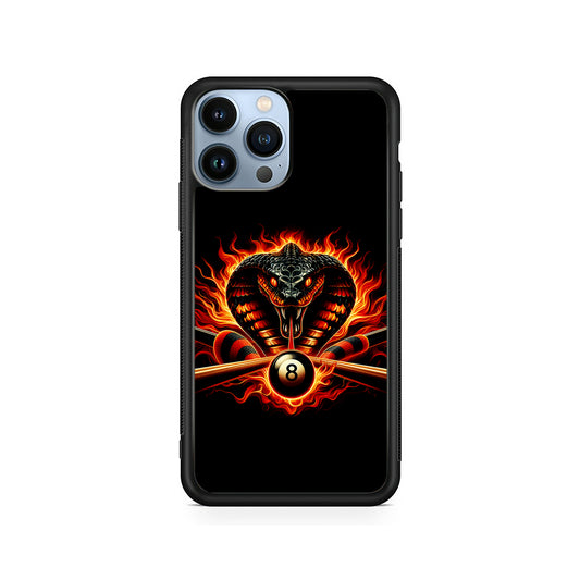 Cobra Head Ball Number 8 iPhone 15 Pro Case