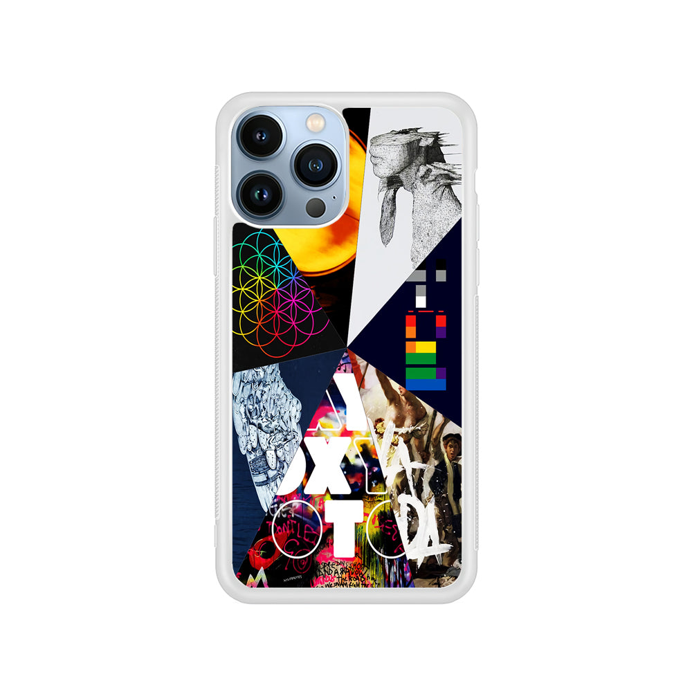 Coldplay Album Cover Collage iPhone 15 Pro Case