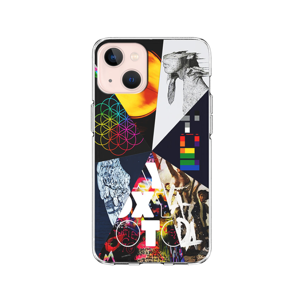 Coldplay Album Cover Collage iPhone 15 Plus Case