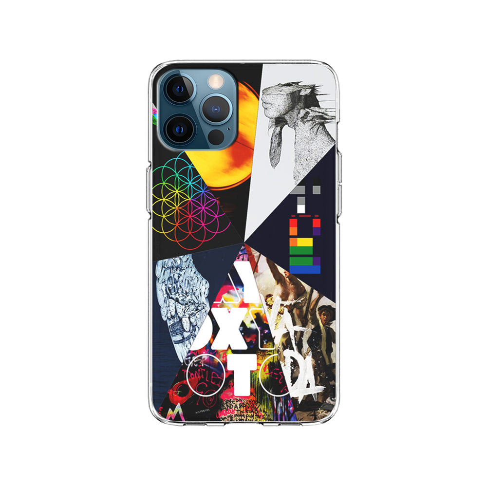 Coldplay Album Cover Collage iPhone 15 Pro Case