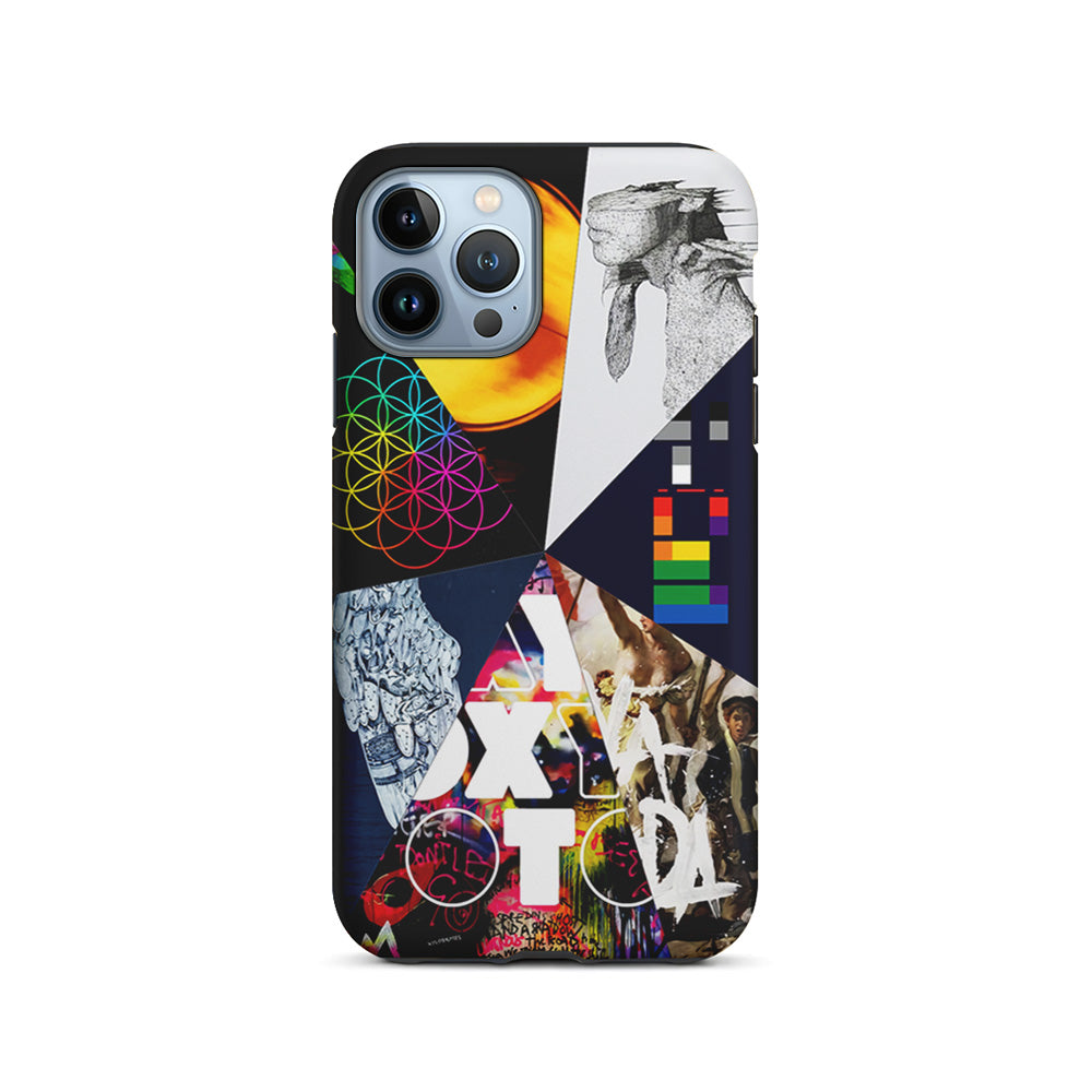 Coldplay Album Cover Collage iPhone 15 Pro Case