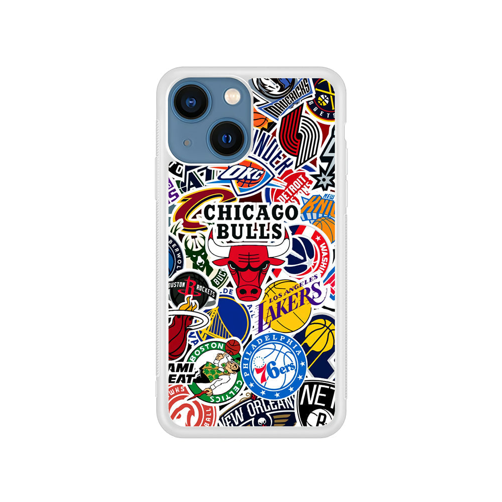 Collection of NBA Club Logos iPhone 15 Plus Case