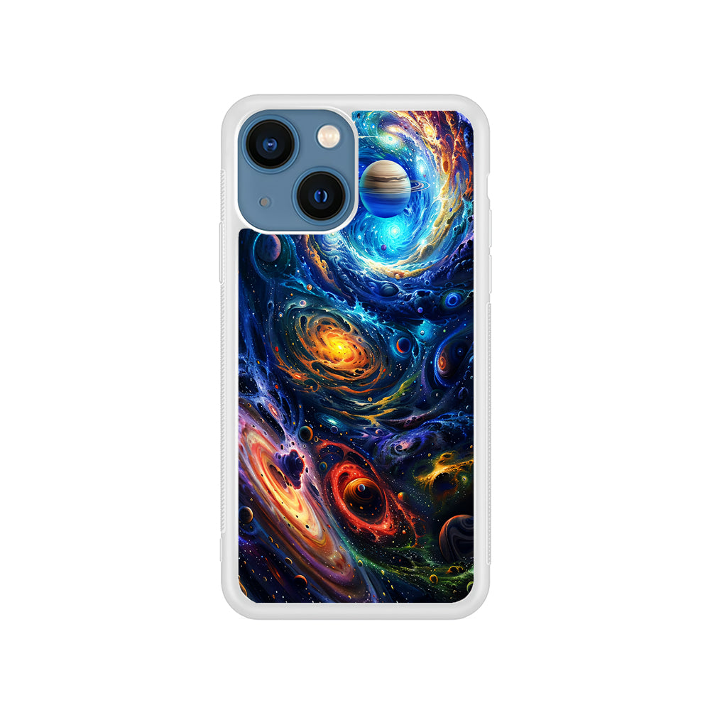 Colorful Galaxy Big Universe iPhone 15 Plus Case