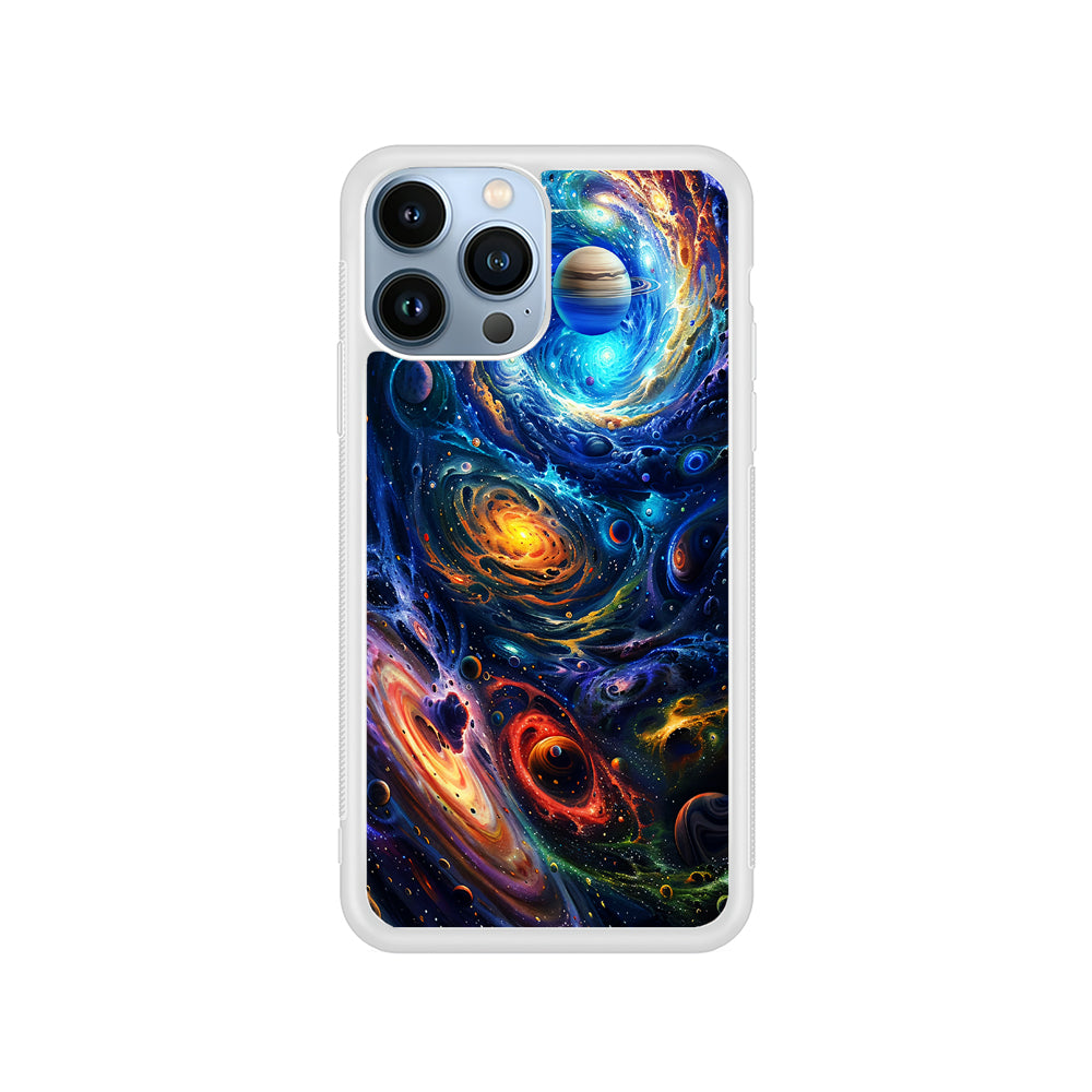 Colorful Galaxy Big Universe iPhone 15 Pro Case