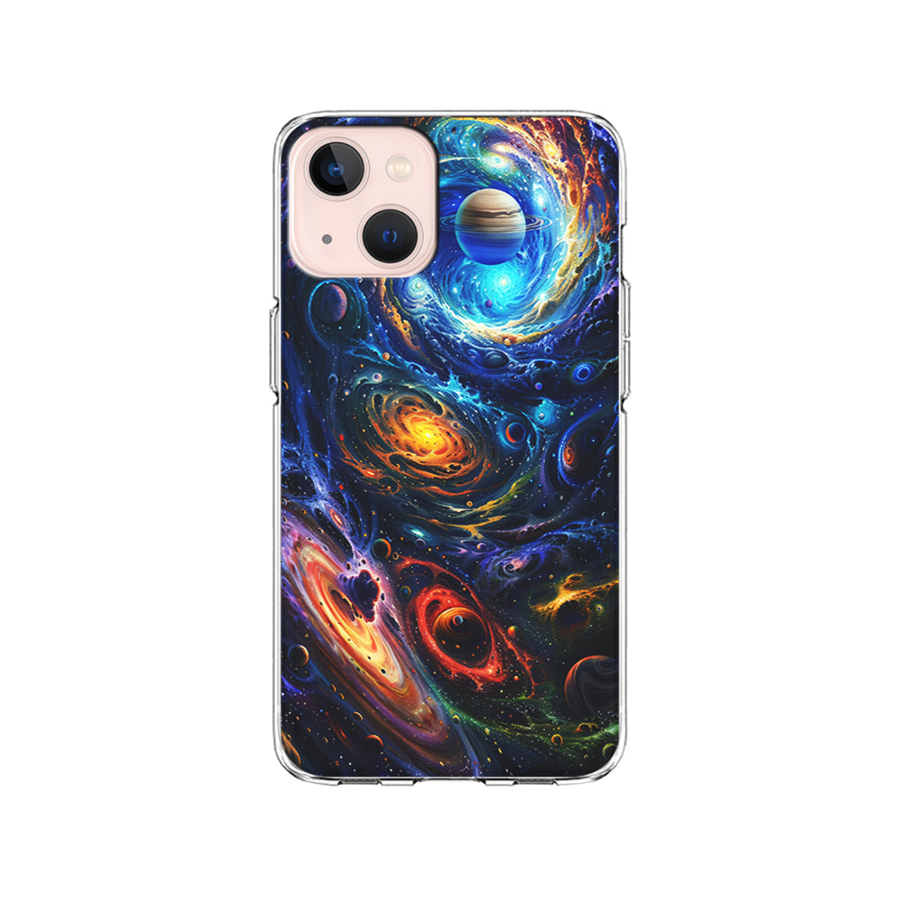 Colorful Galaxy Big Universe iPhone 15 Plus Case