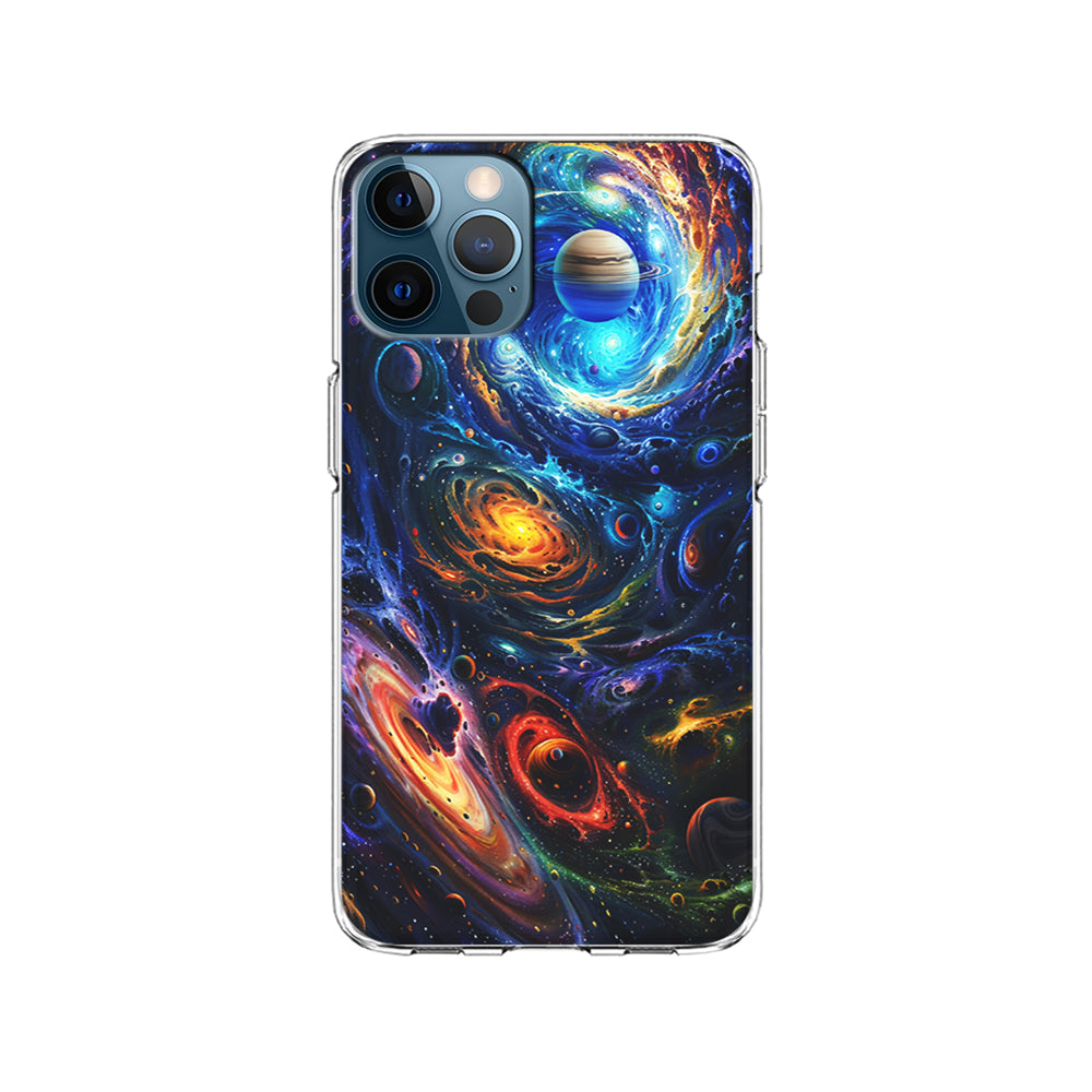 Colorful Galaxy Big Universe iPhone 15 Pro Case