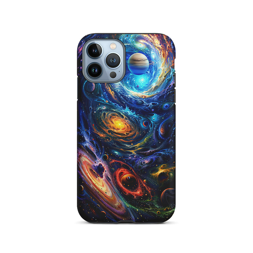 Colorful Galaxy Big Universe iPhone 15 Pro Case