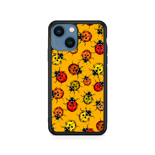 Colorful Ladybugs Pattern iPhone 15 Plus Case