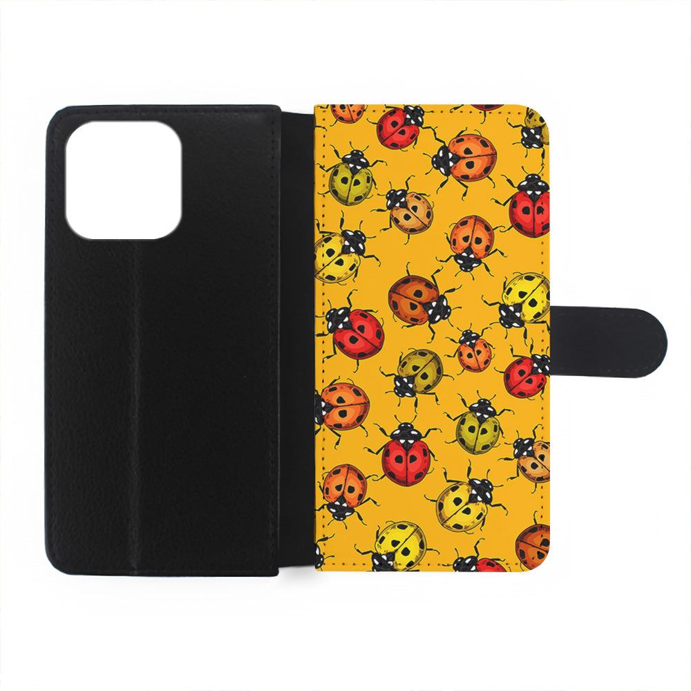 Colorful Ladybugs Pattern iPhone 15 Plus Case